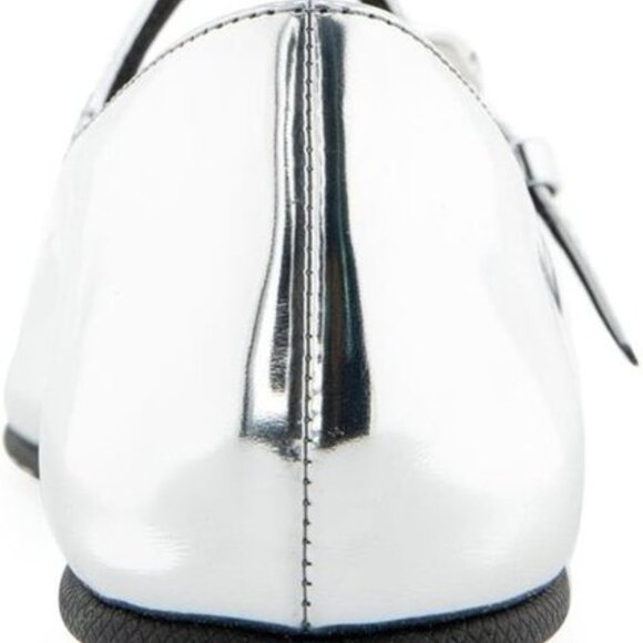 Aerosoles Women’s Perry Mary Jane Flat – Silver Patent, Size 8M - Picture 5 of 8
